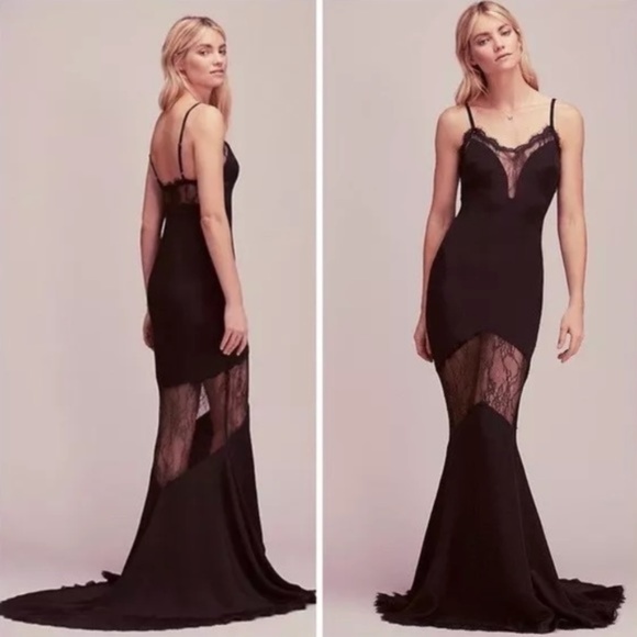 Stone Cold Fox Edwin Gown in Black - Picture 1 of 5